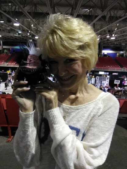 Dee Wallace and one of our custom Critters